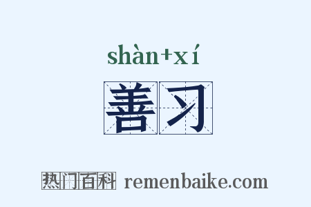善习是什么意思的图片
